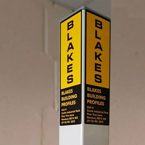 Internal Corner Profiles 2.6m L.O.N.G Version, Gauge Marked, Zinc, Complete with Fittings (1 Pair) Image 4