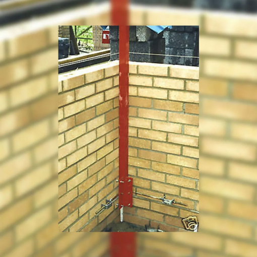 Internal Corner Profiles 2.6m L.O.N.G Version, Zinc, Complete with Fittings (1 Pair) Image 2