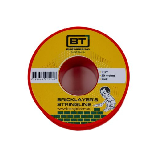 BT Engineering Builders String Line 50m Fluorescent Pink Image 1