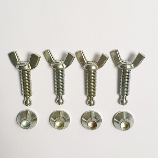 P.T. Profiles - 4 Winged Setting Screws for PT & Faithfull Building Profiles Image 1