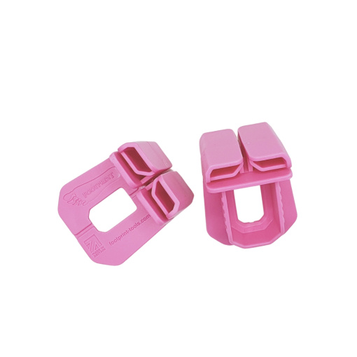 Footprint Line/Corner Blocks Pink (2 Pack)