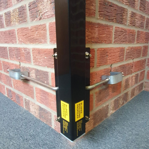 External Profiles 2.0m BLACK Edition, Gauge Marked, Complete with Fittings (1 Pair)