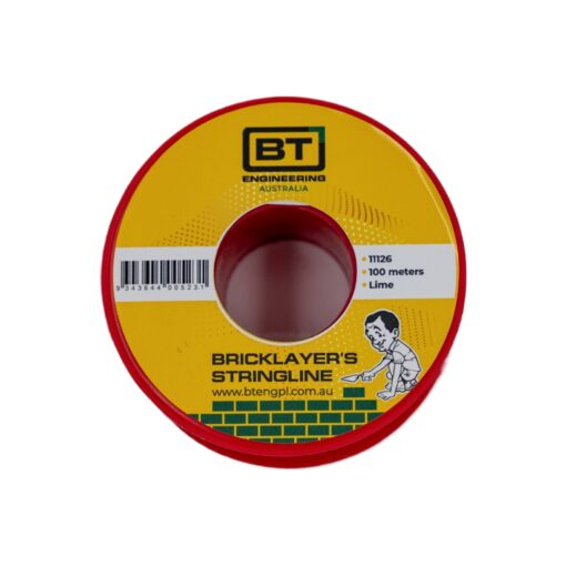 BT Engineering Builders String Line 100m Fluorescent Lime
