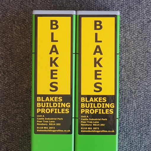 Blakes Ultimate 2″ x 2″ Box Profiles Double Gauged Green Edition 2.0m Long (1 Pair) Image 1