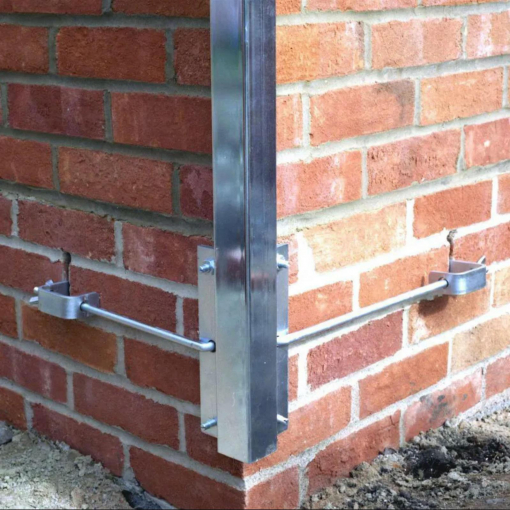 External Profiles 2.6m L.O.N.G Version, Zinc Plated, Complete with Fittings (1 Pair) Image 1